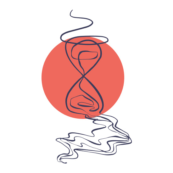 Stundenglas illustration