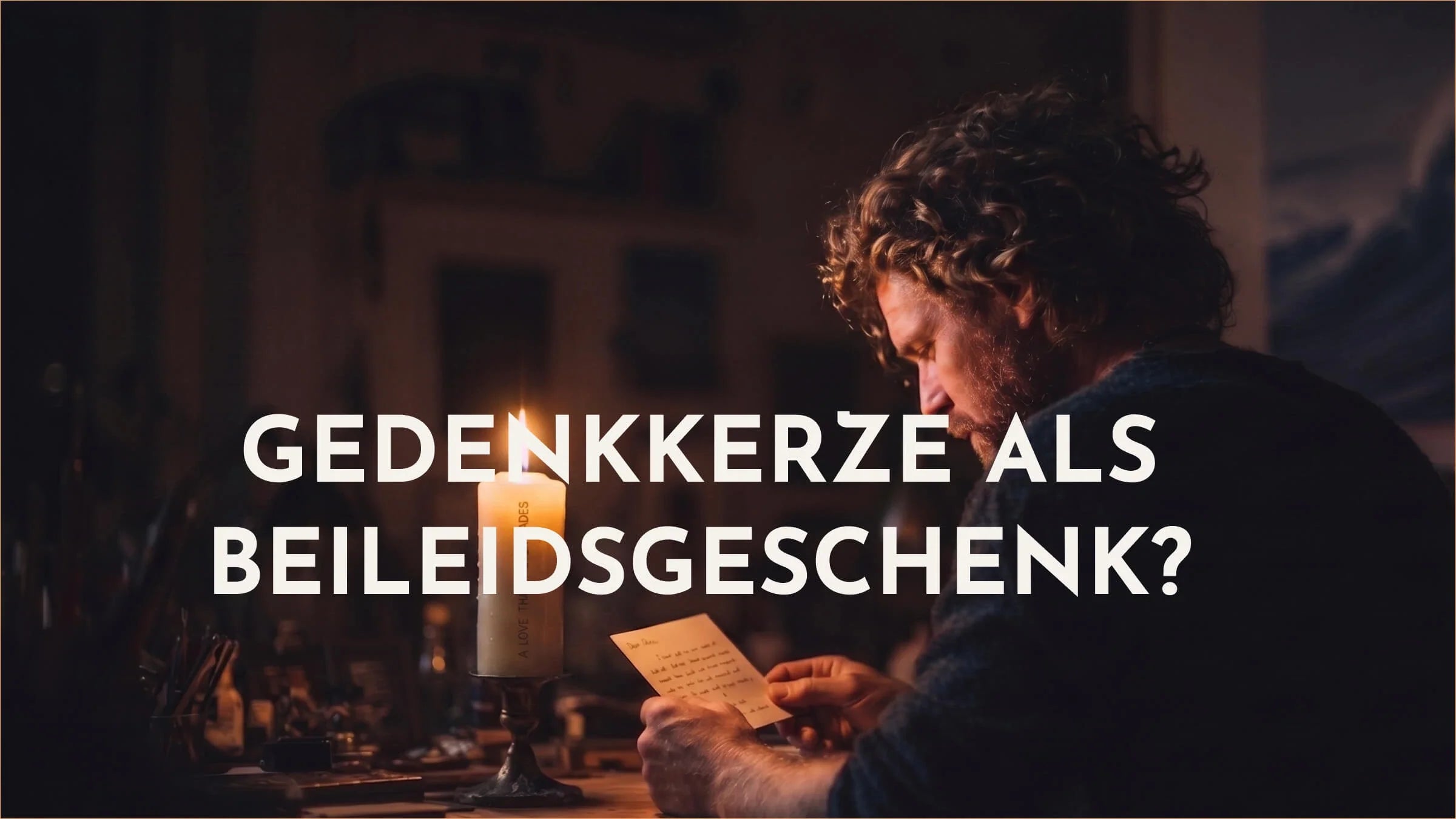 Ist eine Grabkerze mit Spruch ein gutes Beileidsgeschenk?