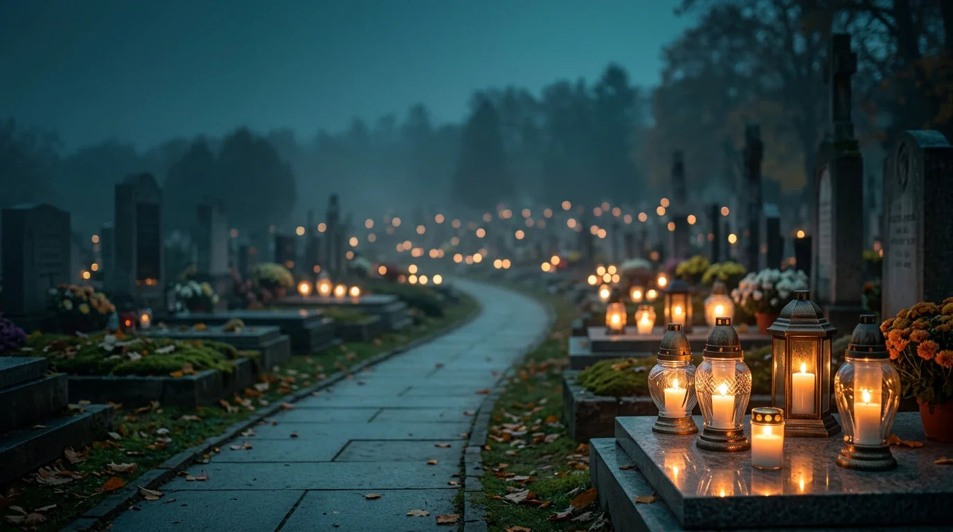 Gedenkkerzen & Grablichter – Ein Licht der Erinnerung schenken