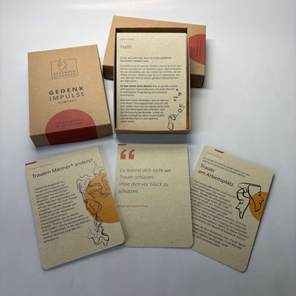 Gedenkimpulse Kompakt: Kleine Trauerhilfe als Geschenk