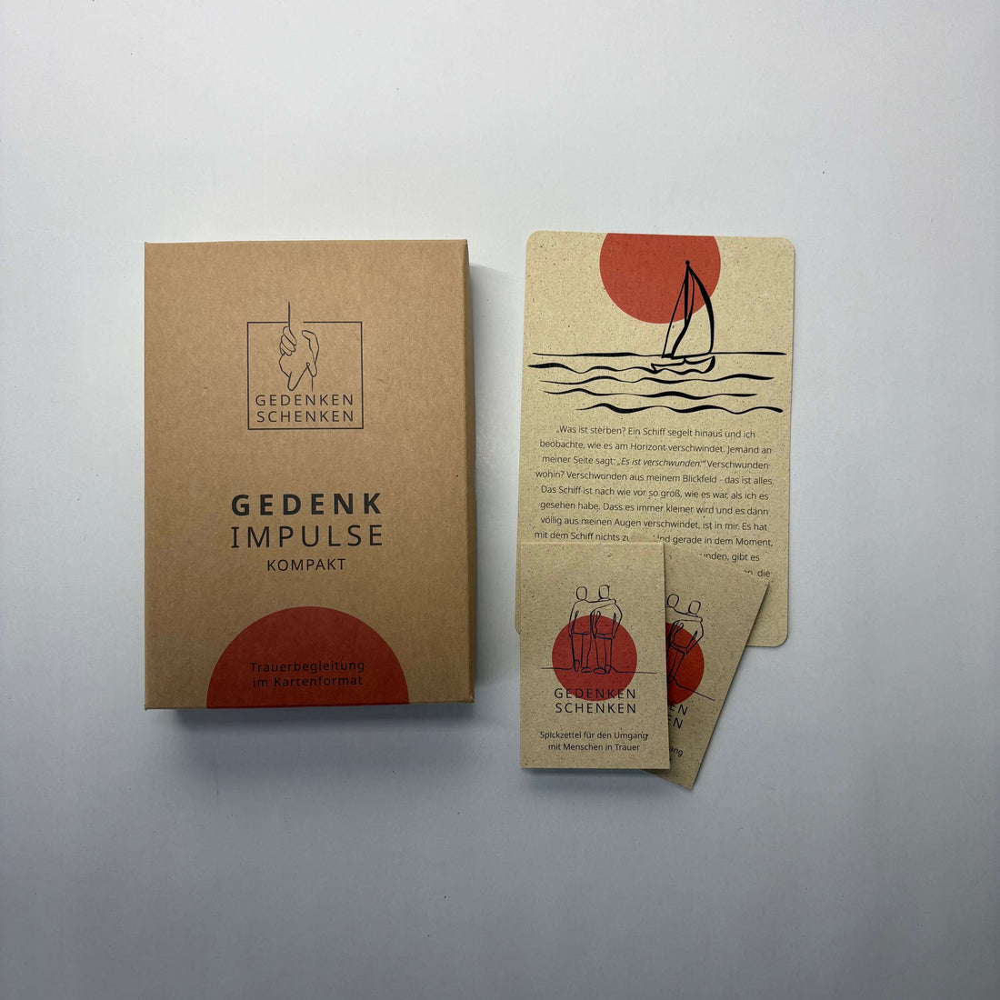 Gedenkimpulse Kompakt: Kleine Trauerhilfe als Geschenk