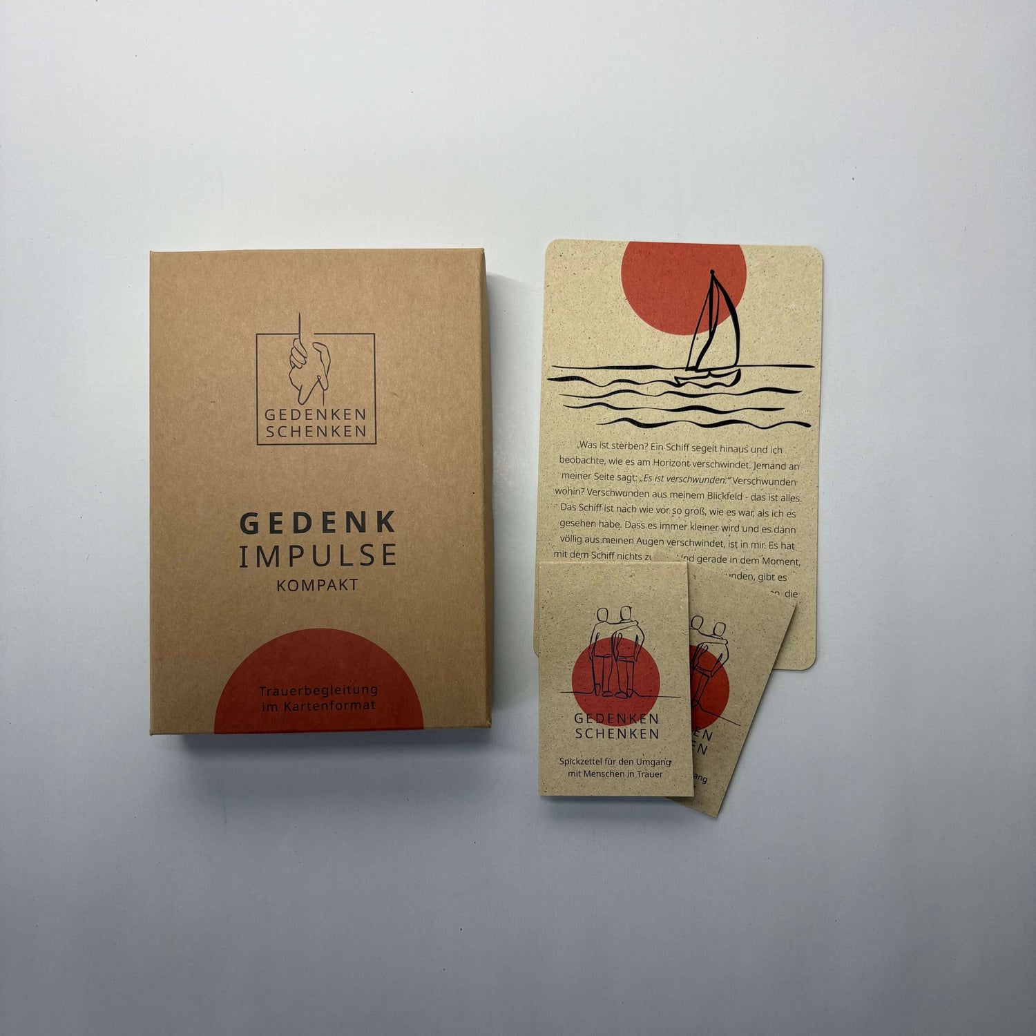 Gedenkimpulse Kompakt: Kleine Trauerhilfe als Geschenk