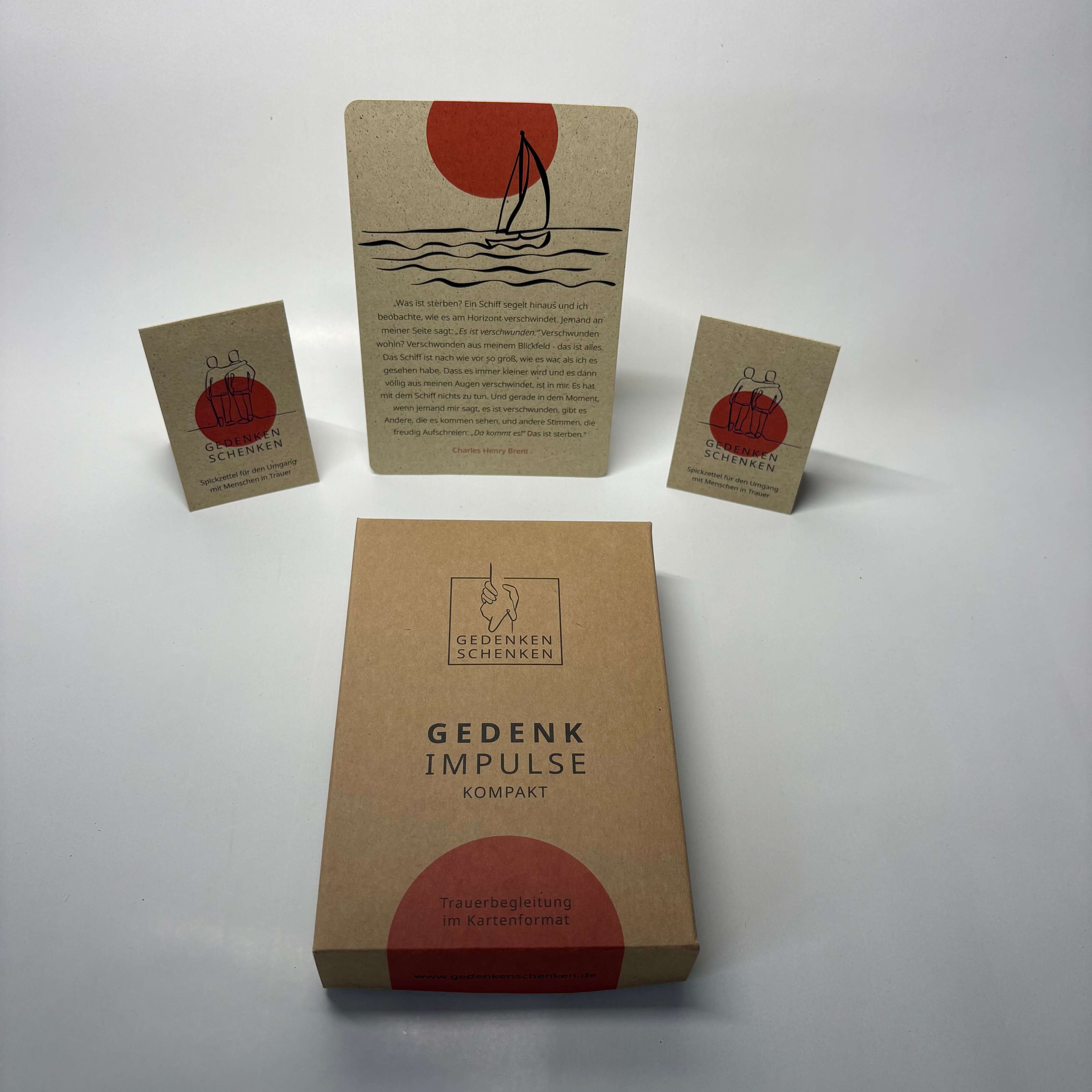 Gedenkimpulse Kompakt: Kleine Trauerhilfe als Geschenk