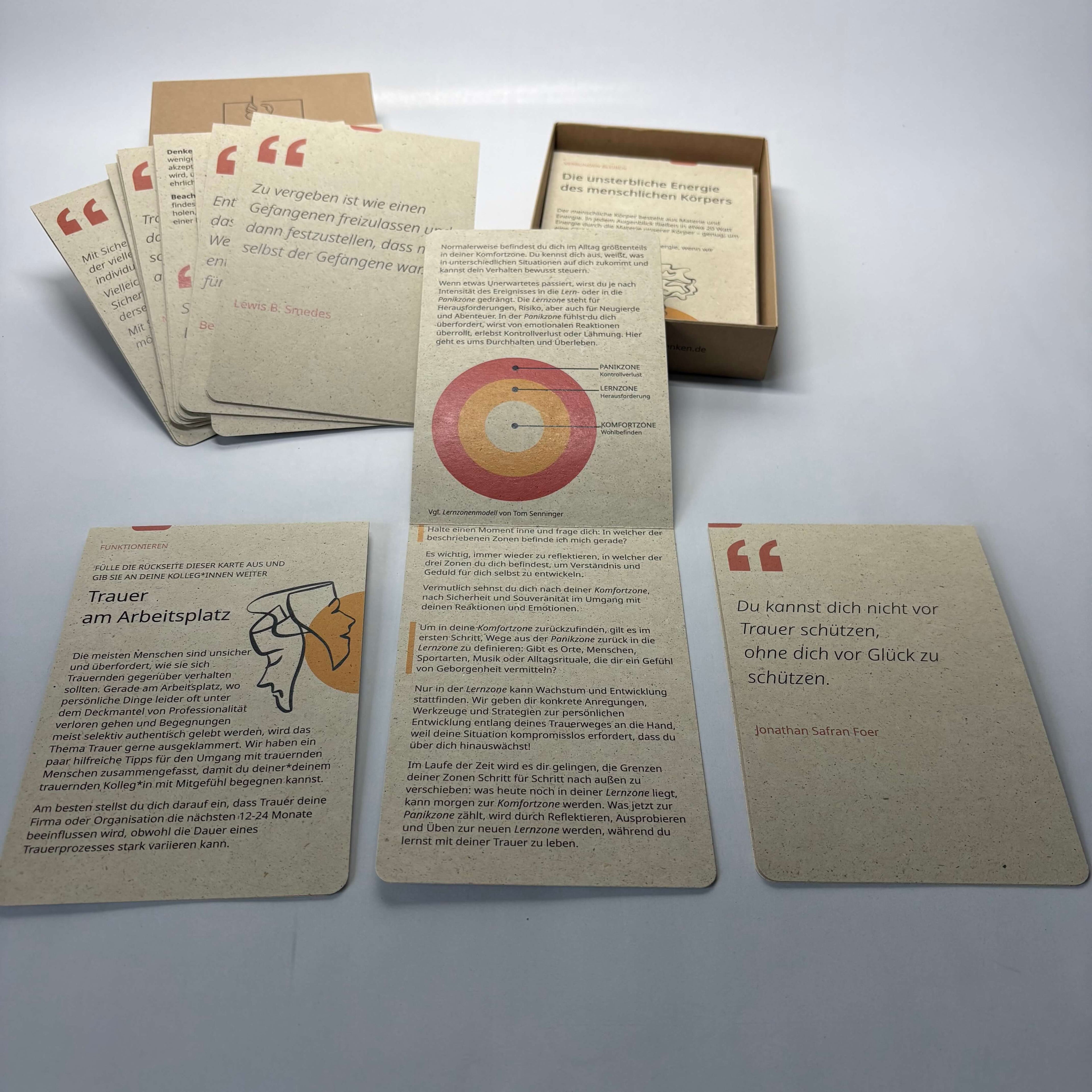 Gedenkimpulse Kompakt: Kleine Trauerhilfe als Geschenk