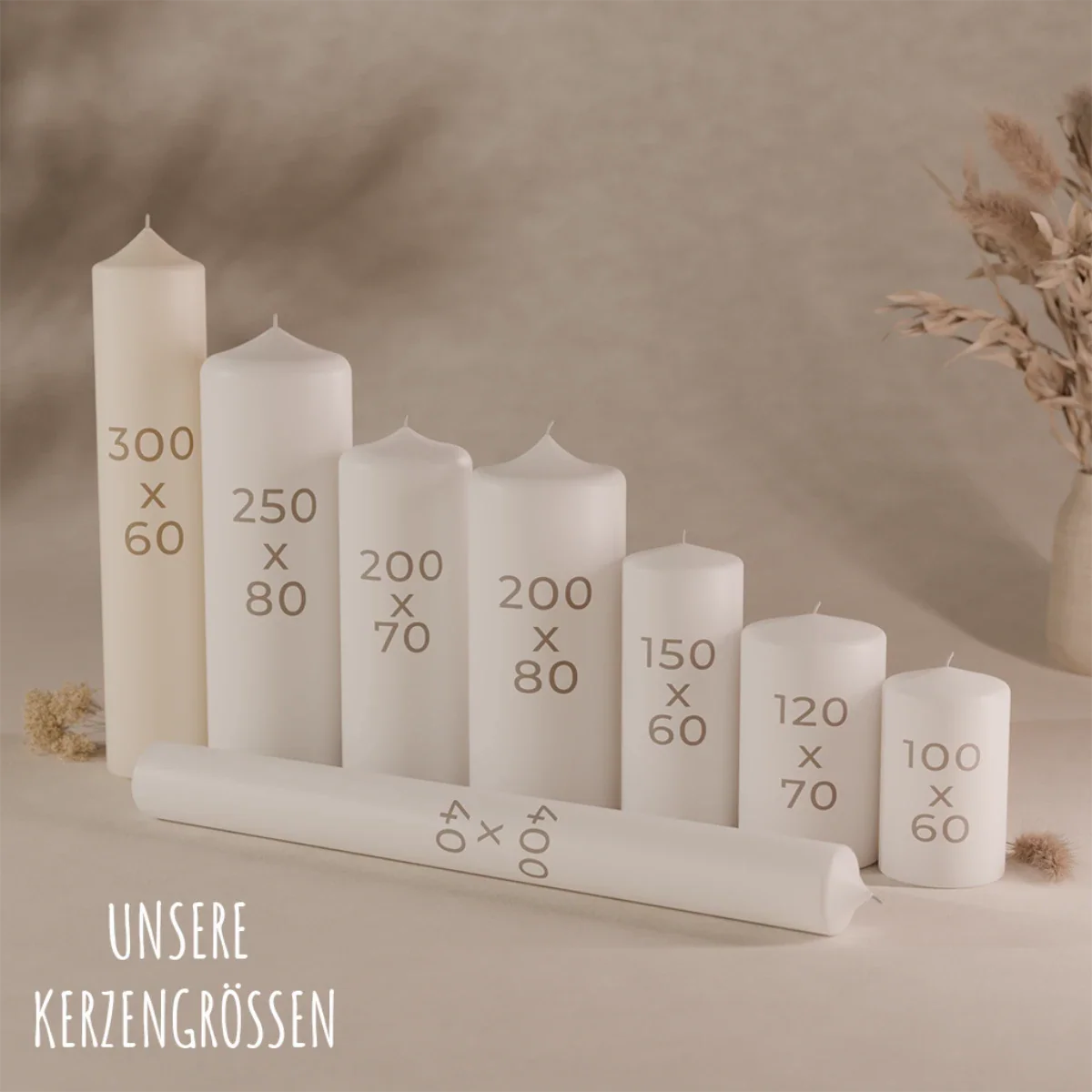 Trauerkerze Linienherz &amp; Kreuz |  personalisierbarer Text